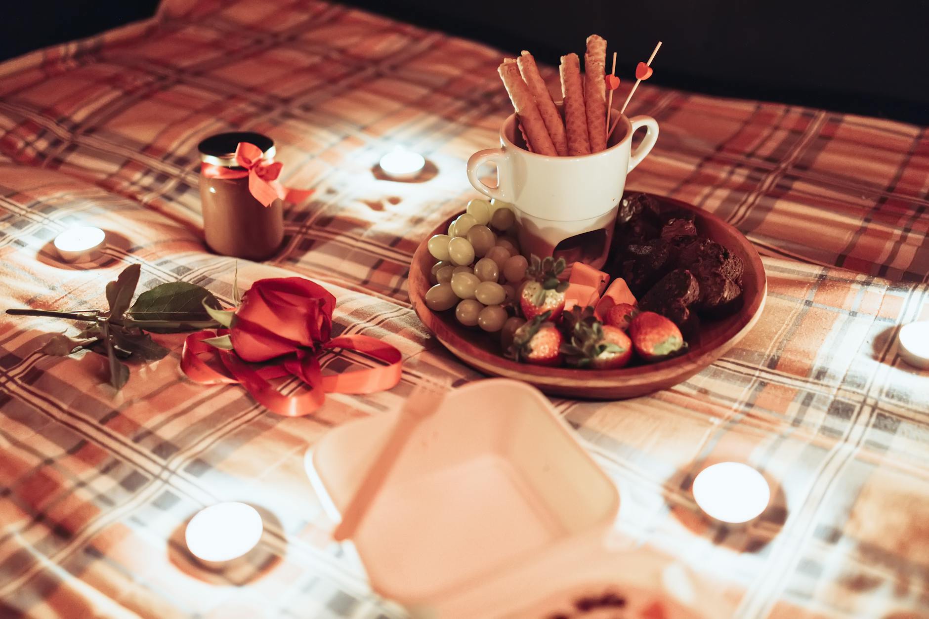 Hacer un picnic dentro de casa