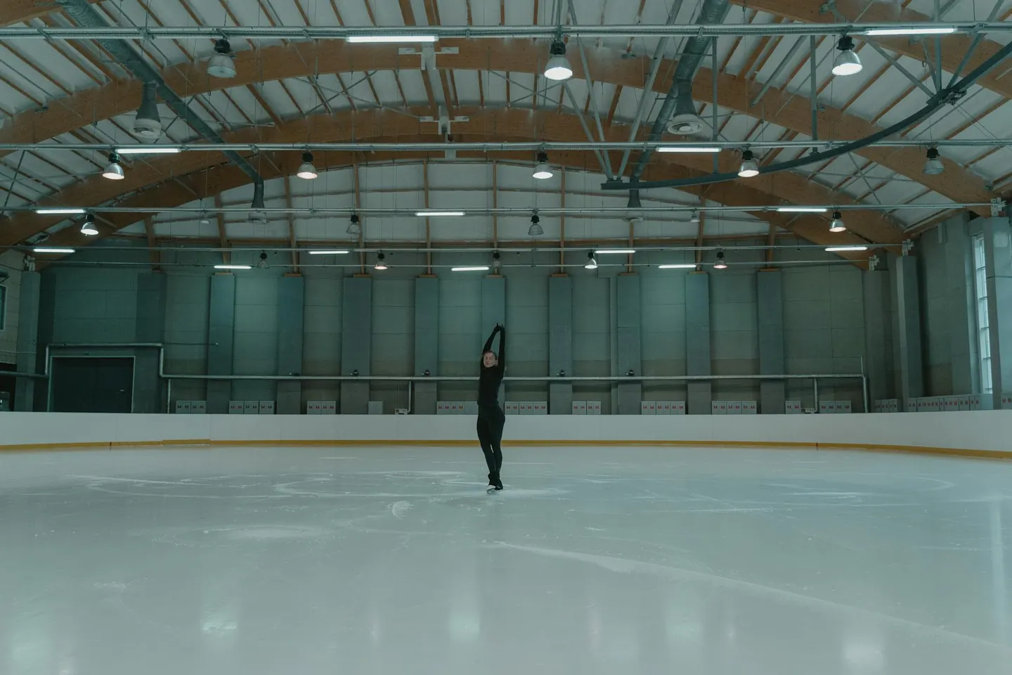 Go ice skating indoors